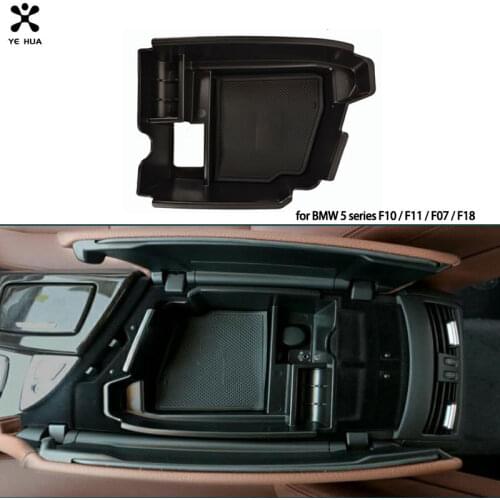 Armrest organizer For BMW 5 Serie F10 F11 F18 Auto Central for Storage Box Accessories Interior Vehicle Supplies Specialized