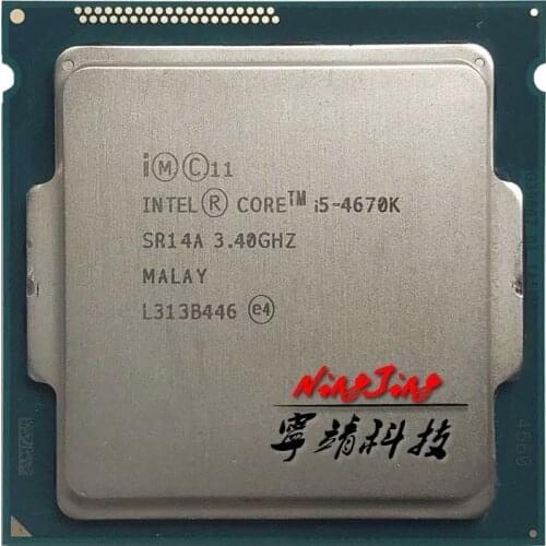 Intel Core i5-4670K i5 4670K I5 4670 K 3.4 GHz Quad-Core Quad-Thread 84W 6M CPU Processor LGA 1150