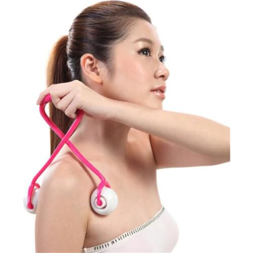 1PC New Potent Thin Face Massager Face Neck foot Chin Roller Massage body leg Slimming Remove Line instrument