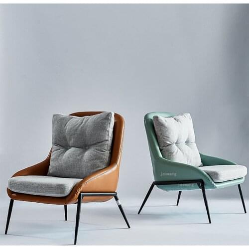 Modern Single Lazy Living Room Sofa Chair Light luxury Nordic Home Furniture Leisure Sofa