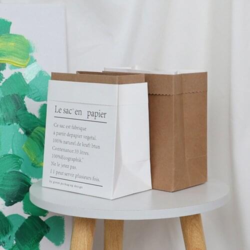 Ins Kraft Paper Bags for Photography Background Ornaments Double Layer Paper Thickening Bags DIY Decoration Photo Studio Props