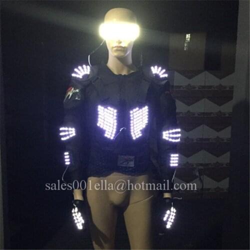 Led Luminous Stage Performance Dance Ballroom Costume Clothes