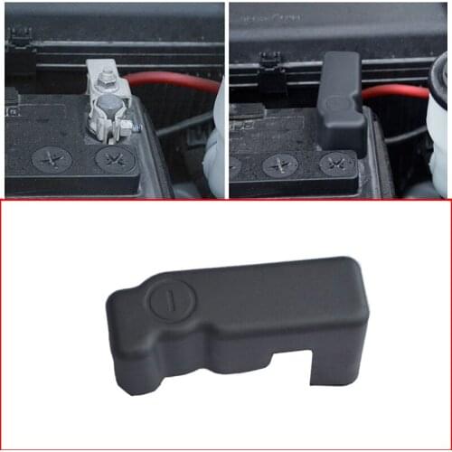 Car Cover Cap Battery Protection Cover ABS Battery Negative Protective for Toyota Land Vios Yaris Cruiser 2006-2013