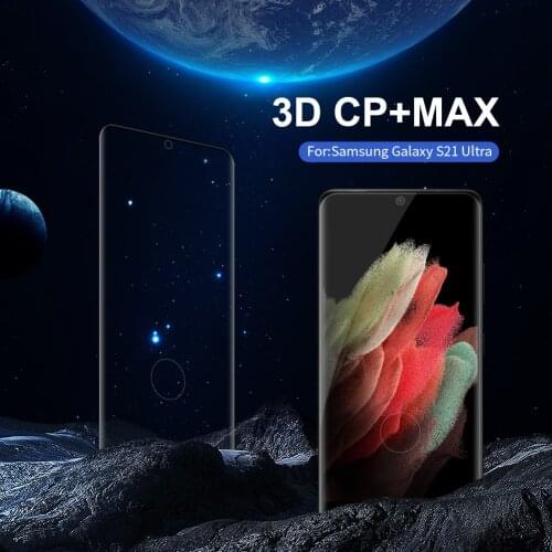 Film Anti-explosion forSamsung Galaxy S21 Ultra 3D CP+MAX Screen Protectors Tempered Glass High Quality Nillkin