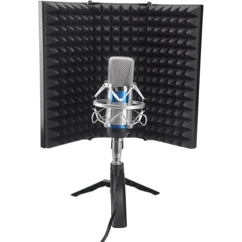 Recording Microphone Wind Screen Board Sound-absorbing Cover Microphone Insulation Screen Sound-proof Plate