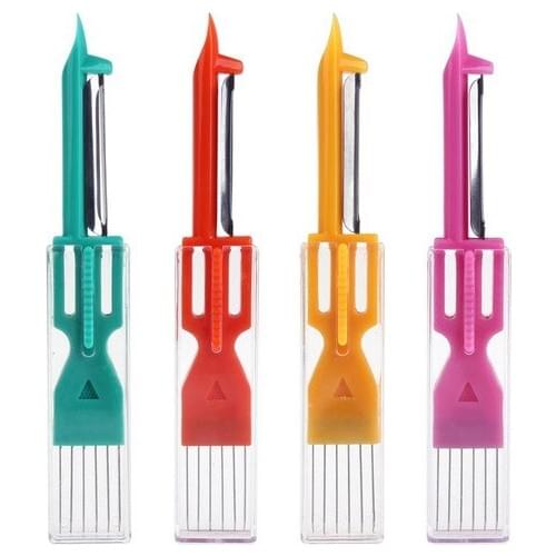 1PC 2 IN 1 Vegetable Fruit Onion Cutter Slicer Peeler Chopper Shredder Kitchen Gadget Tool Scallion knife Shred OK 0508