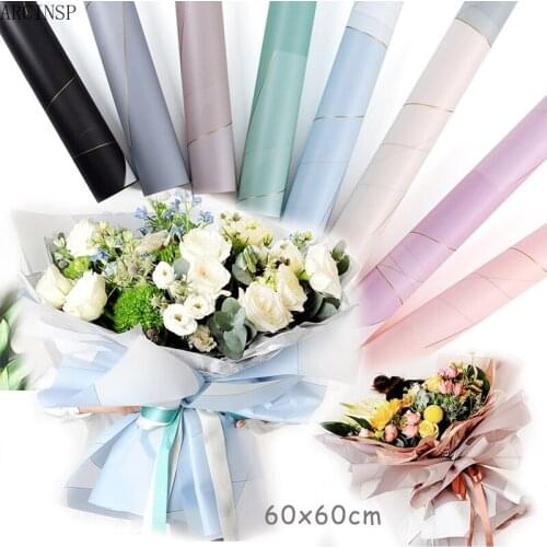 20pcs Waterproof Matte Flowers Wrapping Kraft Paper Bouquet Florist Supplies Gift Wrapping Paper DIY Material Home Deco