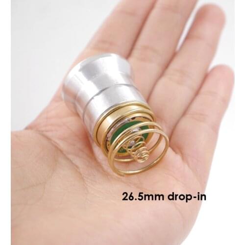 26.5mm drop in module for 501b 502b 501A flashlight, 365nm/395nm uv purple light inside, 850nm/940nm IR Infra Red light inside