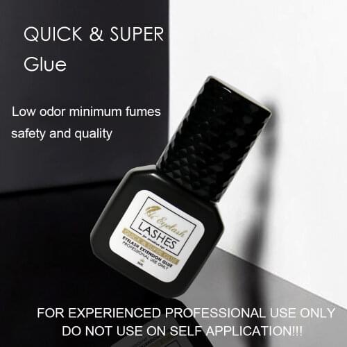 Best Eye lash Extension Glue Black Adhesive Glue 1s Professional Eyelash Glue Private Label Lash Glue Korea Long Lasting 5ml