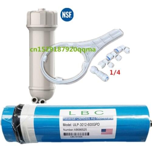 600gpd reverse osmosis water filter 3012-600 ro membrane filter ro system + NSF water filter osmosis housing 1/4 Quick Links