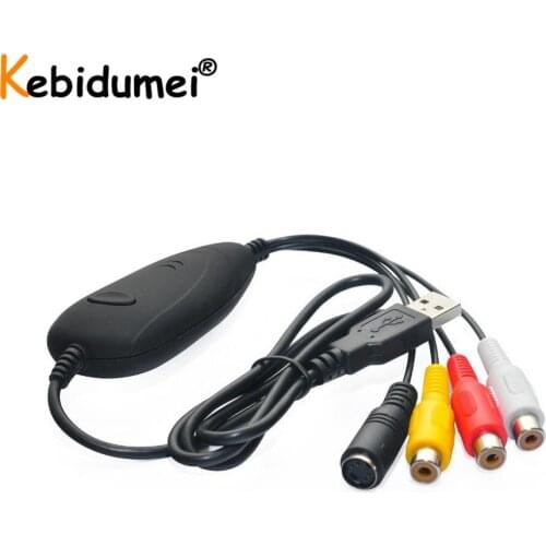 AV USB Capture Card Audio Video Grabber Capture For EzCap172 Convert Analog Video From VHS Video Recorder DVD For Windows 7 8 10