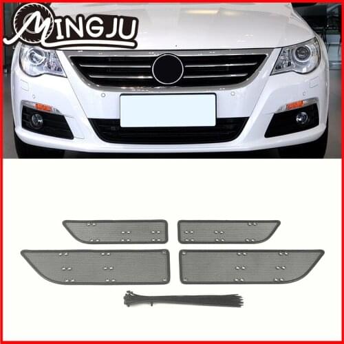 For Volkswagen VW Arteon CC 2008-2018 Car Accessories Front Grille Insert Net Anti-insect Dust Garbage Proof Inner Cover Mesh