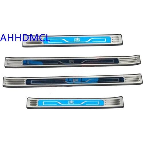 Car Welcome Pedal Threshold Strip Door Sill Strip For BYD Tang 2nd Generation DM 2018 2019 2020