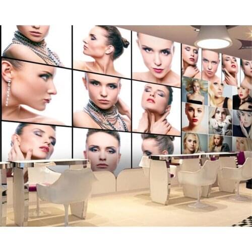 Beibehang Large 3D stereo wallpaper Europe and the United States fashion beauty beauty cosmetics background wall 3d wallpaper
