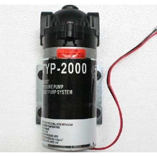 DC24V High Pressure Diaphragm Water Pump 80PSI Booster Pump 200GPD Self -Priming Pump Ideal for Water Purifier