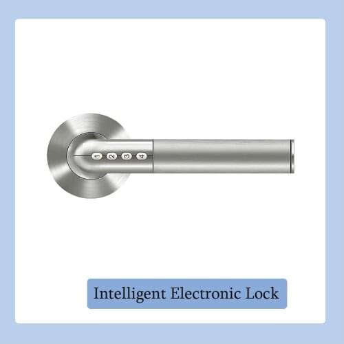 Electronic Door Handle with Code Can also be Controlled via Bluetooth App Door Fitting with Combination Lock Battery