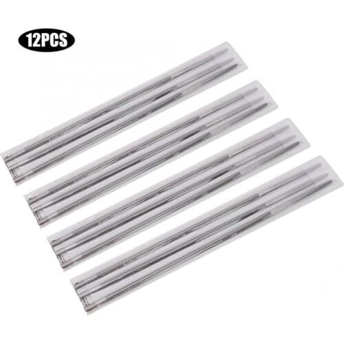 12Pcs Round Chainsaw Sharpening Files Woodworking Chain Saw File 4mm 5/32in Tool