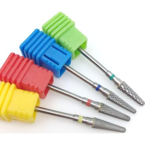 1pc Tungsten Carbide Nail Drill Tools Milling Cutter Electric Manicure Drill Nail Clean Polishing Accessory Super Quality