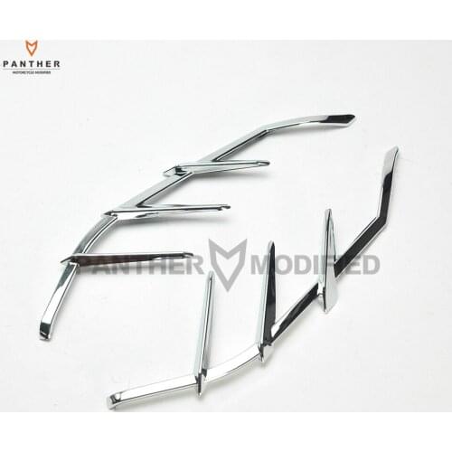 Chrome Motorcycle Mid-Frame Air Deflectors Trims case for Harley Electra Street Glide FLHX 2009-2016