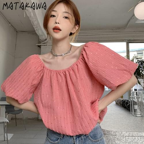 Matakawa Pink Blouses