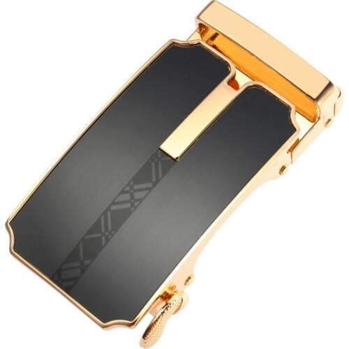 New Genuine Mens belt Head, belt Buckle, Leisure belts Head Business Accessories Automatic Buckle Width 3.5cm luxury fashion