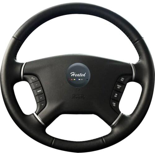 Genuine leather Steering Wheel Cover for Mitsubishi Pajero 2007-2014 Galant 2008-2012 Braid on the steering wheel