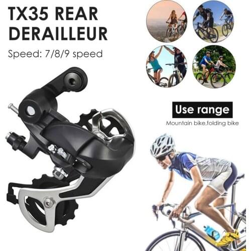Mountain Bike Rear Derailleur TX35 7/8-speed Mountain Bike Rear Shift Derailleur Rear Derailleur Mountain Bike Accessories