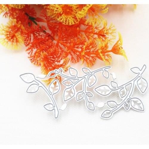Metal Craft Leaves Branches Cutting Dies 2021 For Scrapbooking DIY Wedding Greeting Cards Embossing