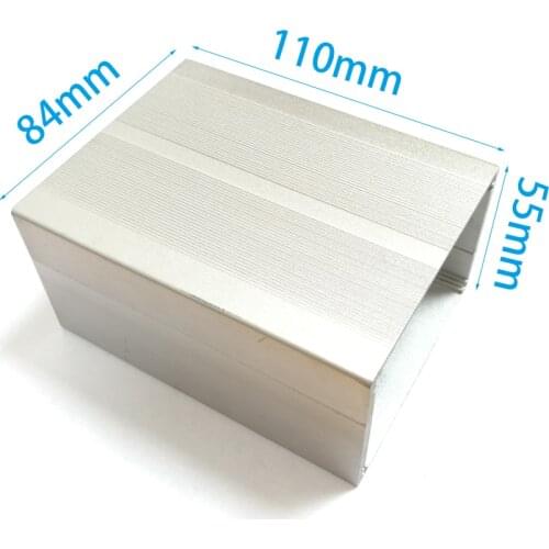 Power case instrument chassis shell Aluminum Enclosure splitted DIY 84*55*110mm NEW