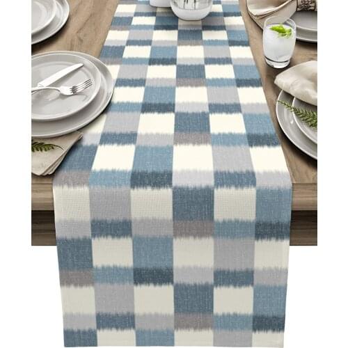 Modern Abstract Table Runner Luxury Wedding Decoration Table Cover Christmas Decoration Tablecloth