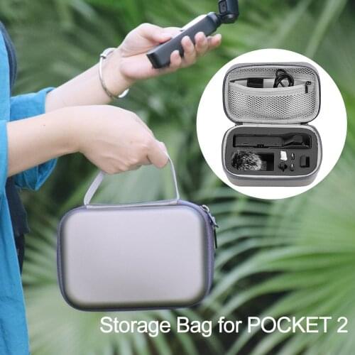Handbag for DJI POCKET 2 Gimbal Camera Mini Carrying Bag Portable Storage Case Damping Box Waterproof Shock Absorption Accessory