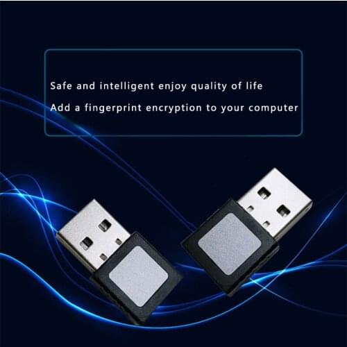 USB Fingerprint Key Reader Recognition Device Windows 10 Biometrics Security Anti-Spoofing Encryption Unlocking Boot