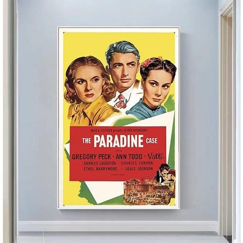 V0675 The Paradine Case Vintage Classic Movie Wall Silk Cloth HD Poster Art Home Decoration Gift
