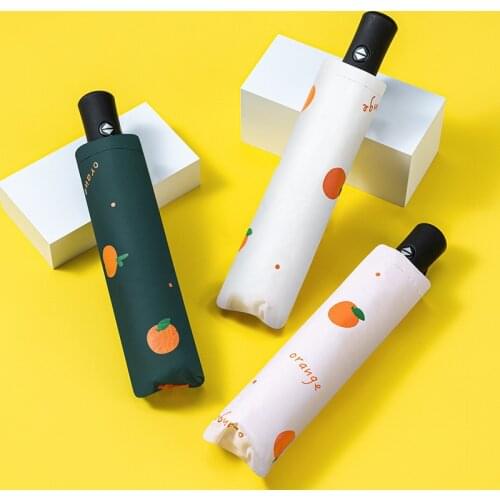 Anti-uv Waterproof Portable Umbrella Rain Women Folding Umbrellas Female Sunny Parasol Lovely Mini Pocket Umbrella зонт