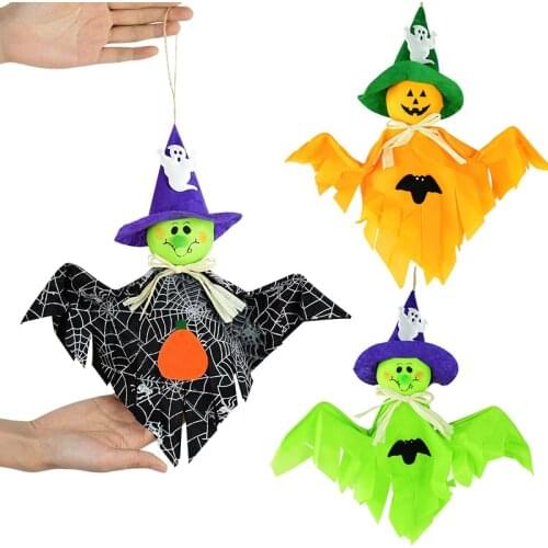 1Pcs Halloween Ghost Hanging Decoration Horror Specter Pendant For Home Outdoor Door Ornament Bar Haunted House Halloween Props
