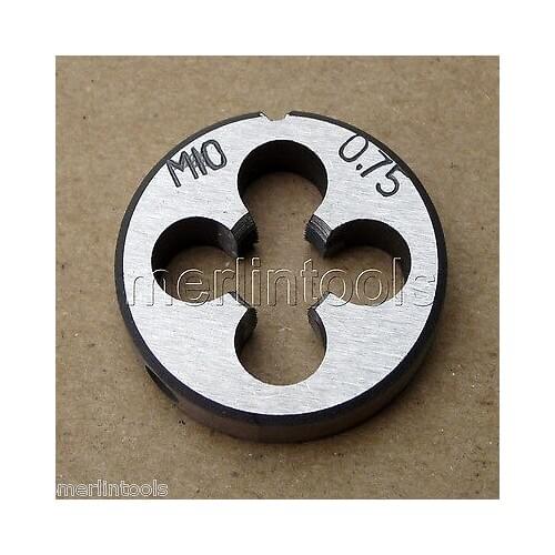 10mm x 0.75 Metric Left hand Die M10 x 0.75mm Pitch