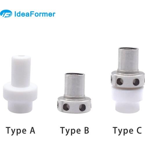 5pcs Ultimaker 2 Hot End Isolation Coupler PTFE TFL Inner Sleeve For 1.75mm or 3mm Filament