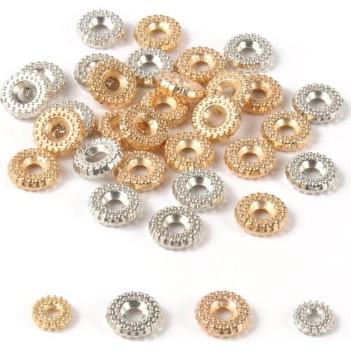 500/300pcs Acrylic Daisy Spacer Beads Circle CCB Seed Spacer Loose Beads For Jewelry Making DIY Bracelet Necklaces Accessories