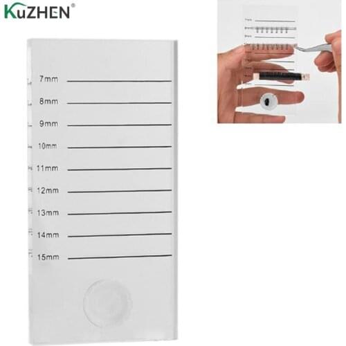 Clear Lash Tile Acrylic Pallet Individual Eyelash Extension Glue Plate Volume Eyelashes Stand Dispossible Glue Holder Cap