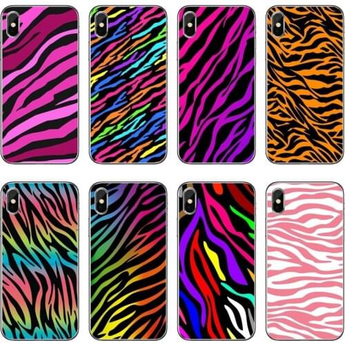 Colorful Animal Zebra Stripe Soft Phone Case For Samsung Galaxy A71 A70 A60 A51 A50 A41 A40 A31 A30 A20E A21S A12 A10 A7 A5 A3