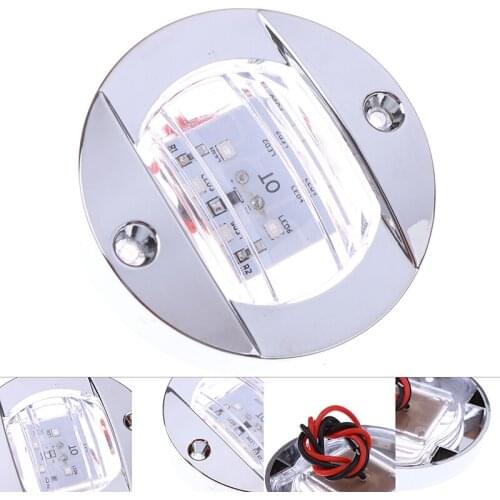 1Pcs Stern Ligh Marine Boat Transom LED Stern Light Cold White LED Tail Lamp Yacht Stern Light Waterproof Car Accessories