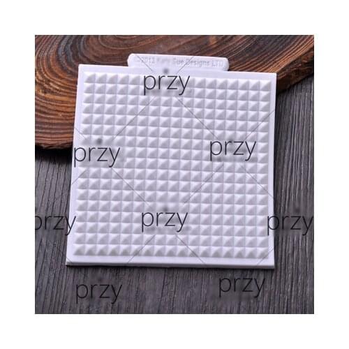 Fondant cake tools waffles pattern silicone mat wedding cake decorating lace mold cake kitchen accessories