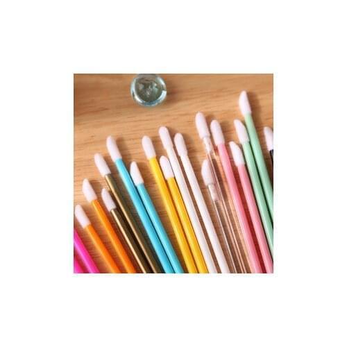 500sets 50pcs/set Professional Lip Brushes Colored Disposable Make Up Brush Cosmetic Tools Portable girl Lip Brushes