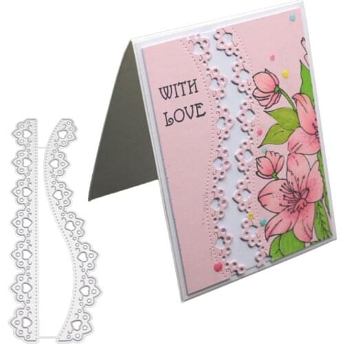 Lace Metal Cutting Dies Stencil DIY Scrapbooking Album Stamp Paper Card Embossing Craft Decor