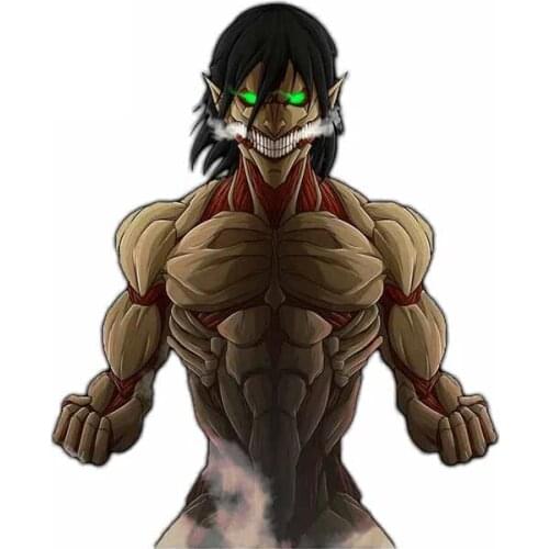 LLY-0823 Personality Car Decal Attack on Titan Modeling Cars Sticker PVC Auto Motorcycle Laptop Decorative Accessories Decals