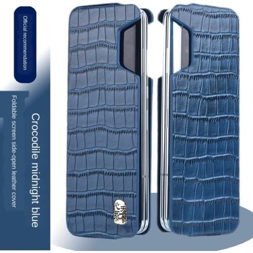 Luxury Genuine Leather Case Pouch For Galaxy Z Fold 2 Case Pouch For Galaxy Z Fold2 5G Case Pouch Galaxy Fold Case