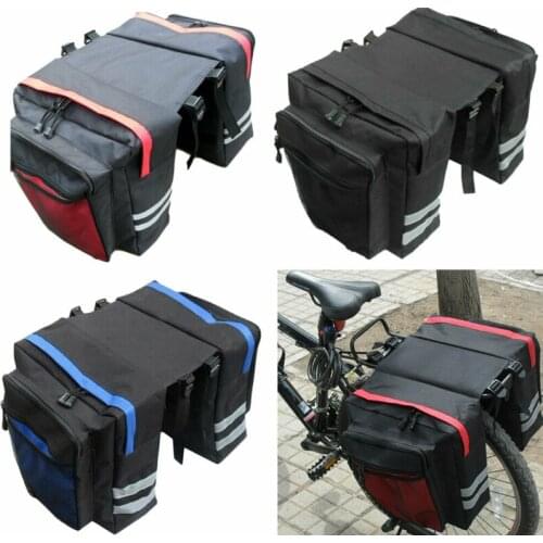 MTB Bicycle Carrier Bag Rear Rack Bike Trunk Bag Luggage Pannier Back Seat Double Side Cycling Bycicle Bag Durable Travel