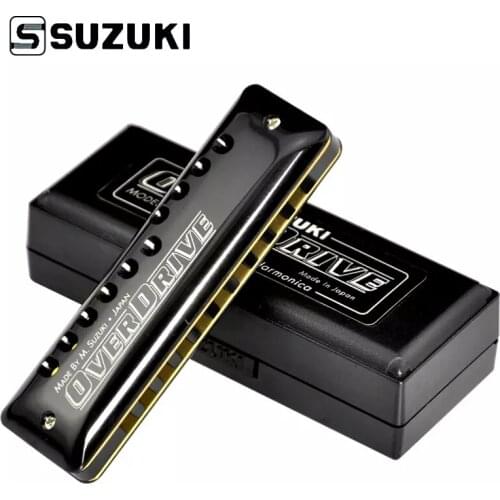 Suzuki Overdrive MR-300-C Deluxe Bendable 10 Hole Diatonic Harmonica / Blues Harp MR300, Key of C