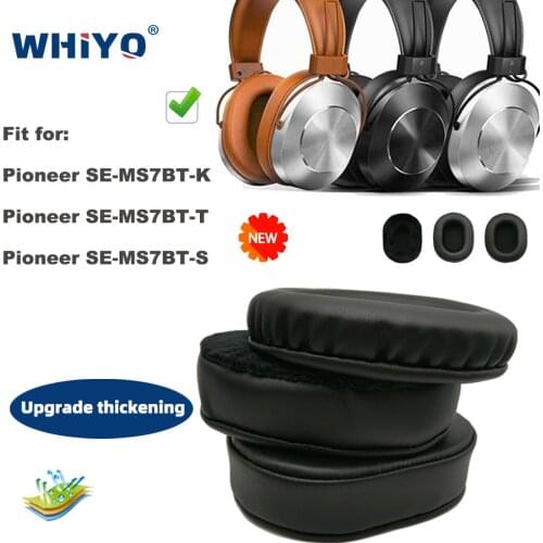 Replacement Ear Pads for Pioneer SE-MS7BT-K SE-MS7BT T S Headset Parts Leather Cushion Velvet Earmuff Earphone Sleeve Cover