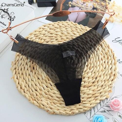 Women Sexy Lace Panties Transparent Low-waist Underpant Hollow Out Thong Ultra Thin Sexy G-string Underwear Thongs Lingerie